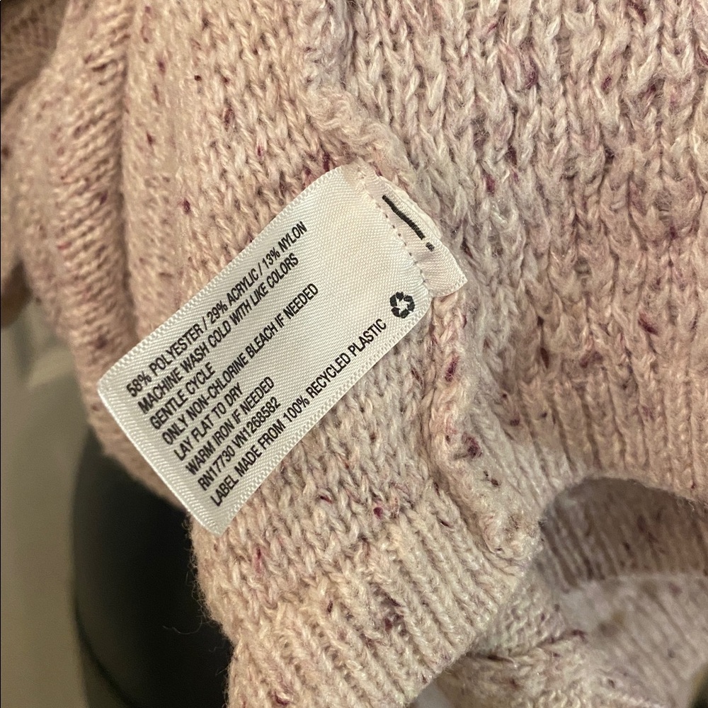 Knox Rose Women's Light Pink Purple Cardigan Sweater - Picture 10 of 10